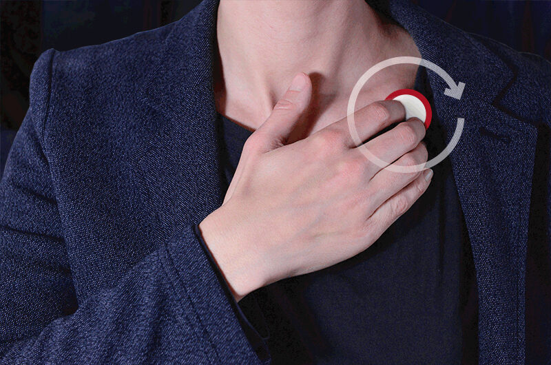 EIn Bild einer Person, die einen Punkt mit der PEP-Methode kopft.